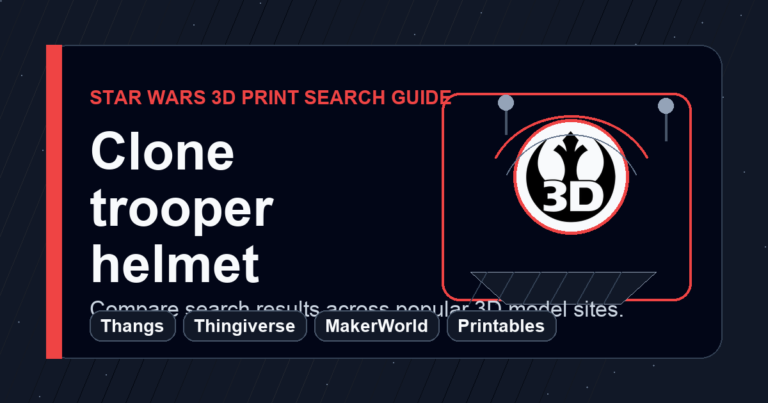 Clone trooper helmet 3D Prints: Search Thangs, Thingiverse, MakerWorld, and Printables